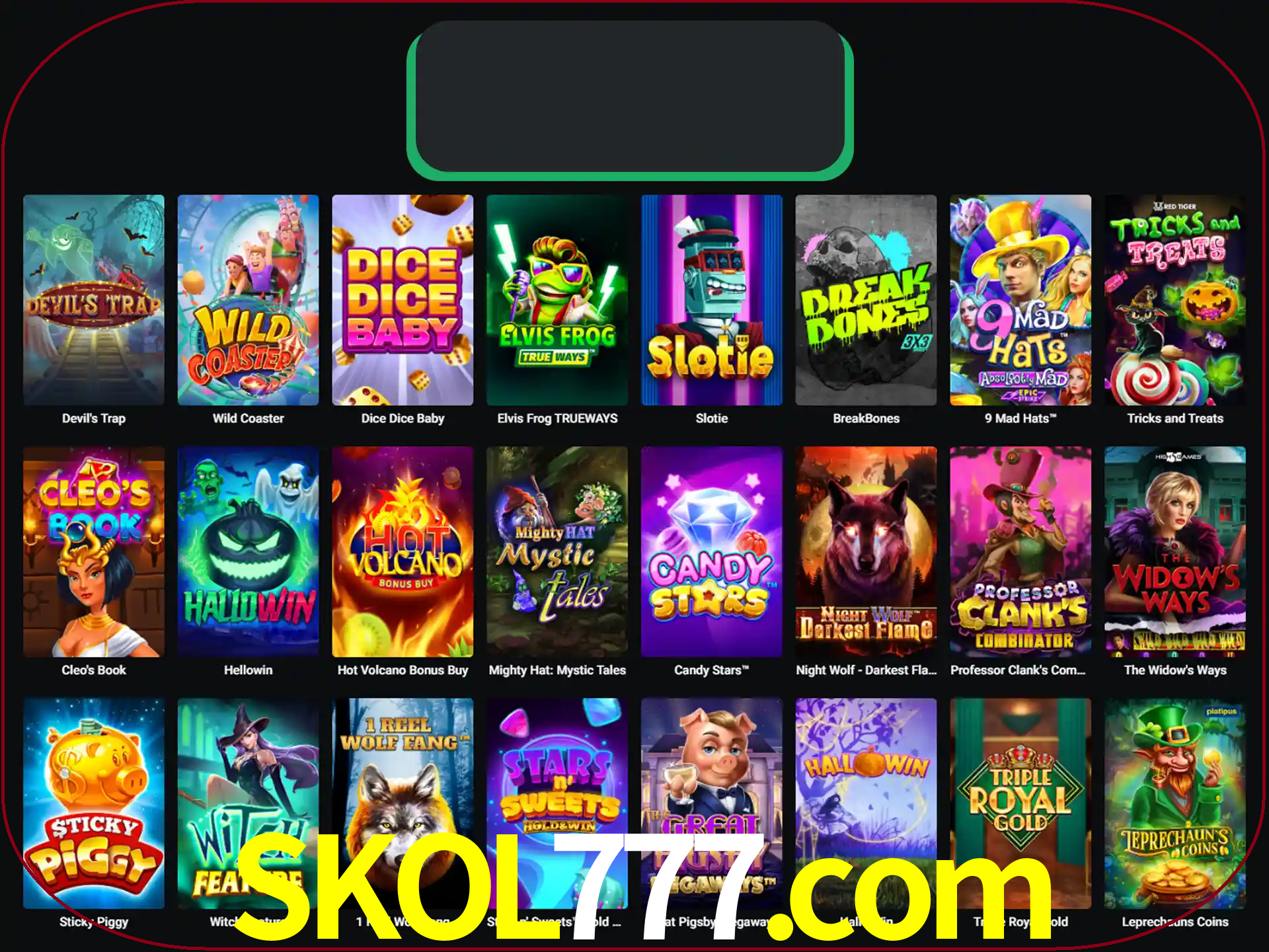 Procure por seus amados jogos de slot.