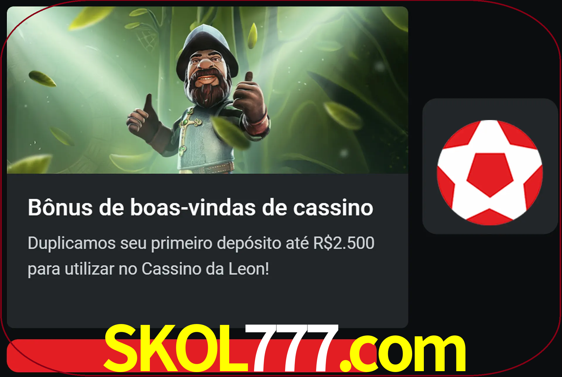 Receba seu dinheiro do bônus de boas-vindas após o primeiro depósito.