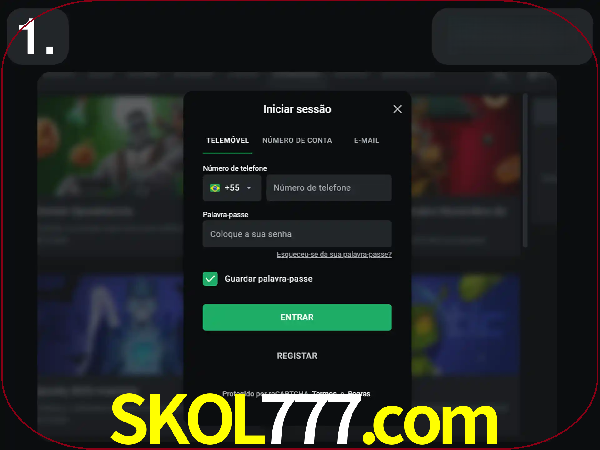 Acesse o site.